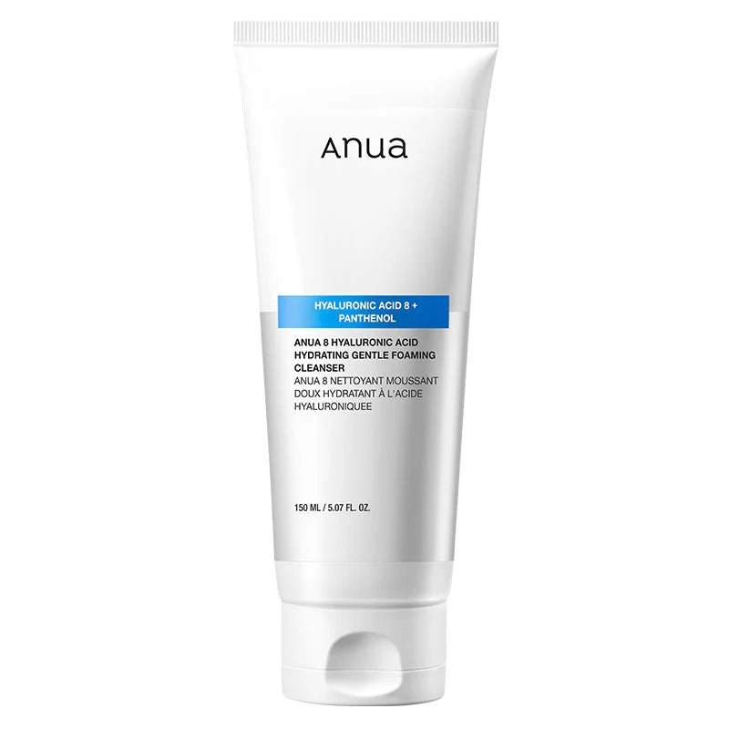8 Hyaluronic Acid Hydrating Gentle Foaming Cleanser - ANUA - Mimi's Glow