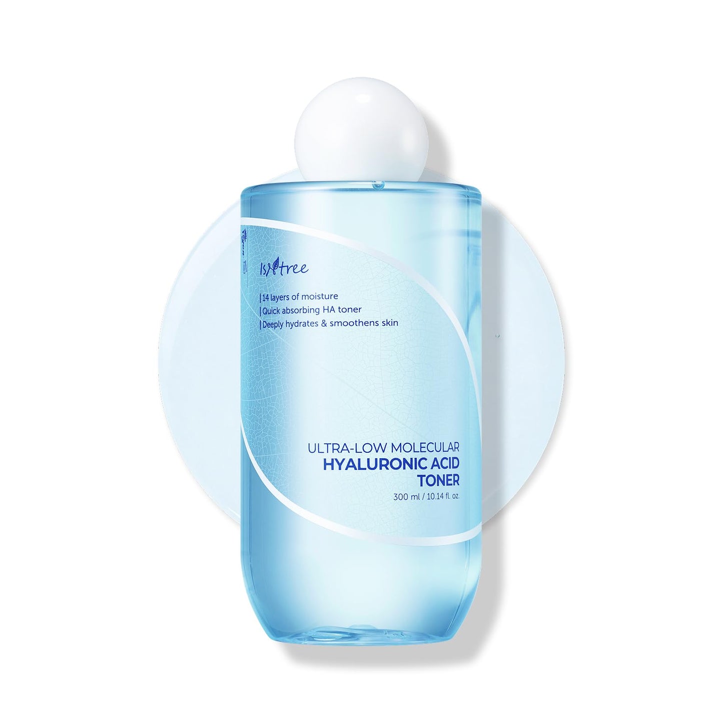isntree ultra low molecular hyaluronic acid toner 300 ml