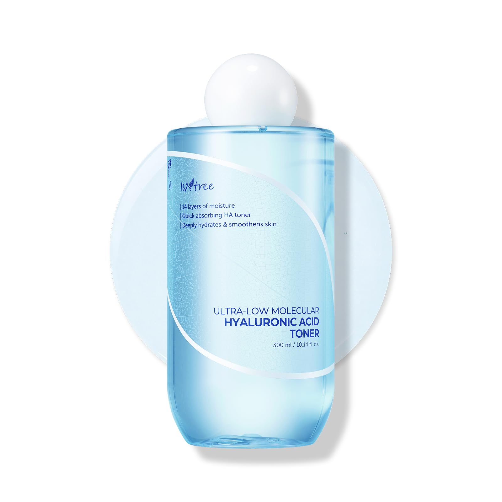 isntree ultra low molecular hyaluronic acid toner 300 ml