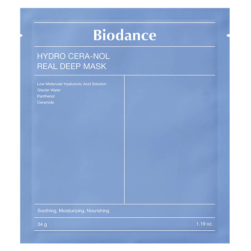 Hydro Cera-Nol Real Deep Mask 4 pièces - BIODANCE