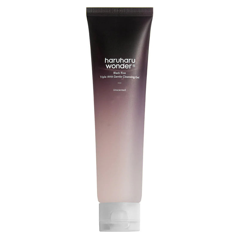Black Rice Triple AHA Gentle Cleansing Gel - HARUHARU WONDER
