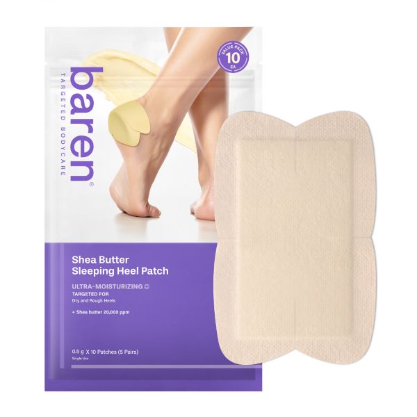 BAREN – Shea Butter Sleeping Heel Patch (10 pièces) - Mimi's Glow