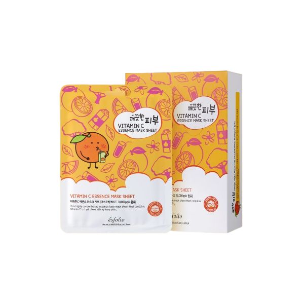 ESFOLIO Essence Vitamin C Essence Mask Sheet - Mimi's Glow