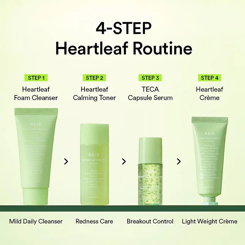 Heartleaf Calming Kit d'Essai - ABIB - Mimi's Glow