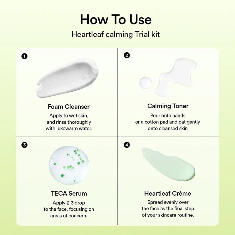 Heartleaf Calming Kit d'Essai - ABIB - Mimi's Glow