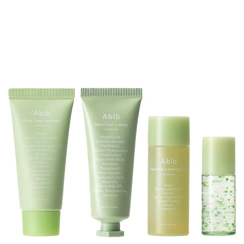 Heartleaf Calming Kit d'Essai - ABIB - Mimi's Glow