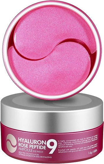 Hyaluron Rose Peptide 9 Ampoule Eye Patch (60 pcs) - MEDIPEEL - Mimi's Glow