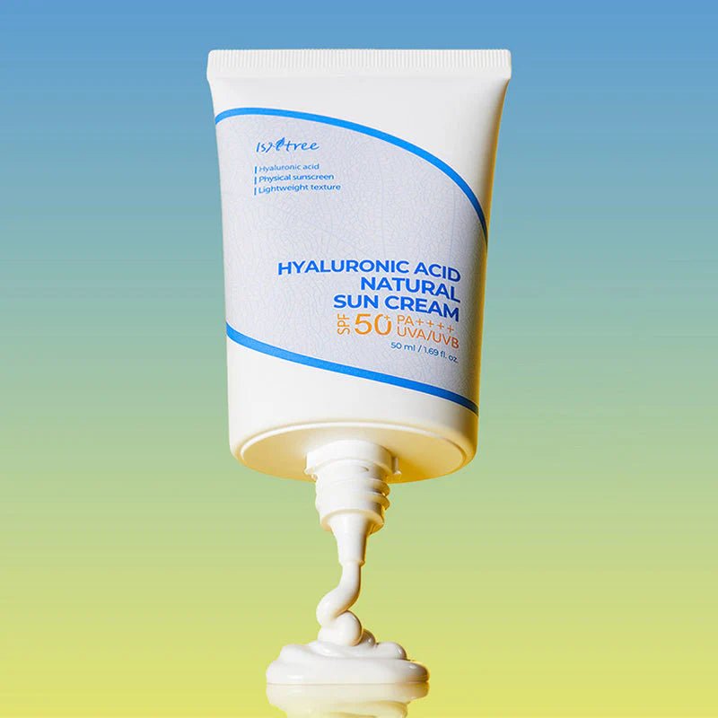 Hyaluronic Acid Natural Sun Cream SP50 + PA++++ - ISNTREE - Mimi's Glow