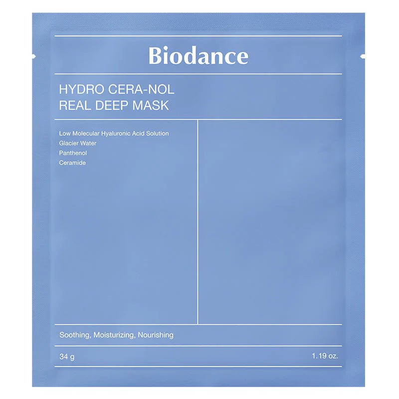 Hydro Cera - Nol Real Deep Mask 4 pièces - BIODANCE - Mimi's Glow