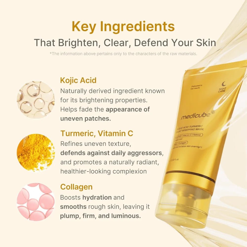 Kojic Acid Turmeric Night Wrapping Mask 75ml - Mimi's Glow