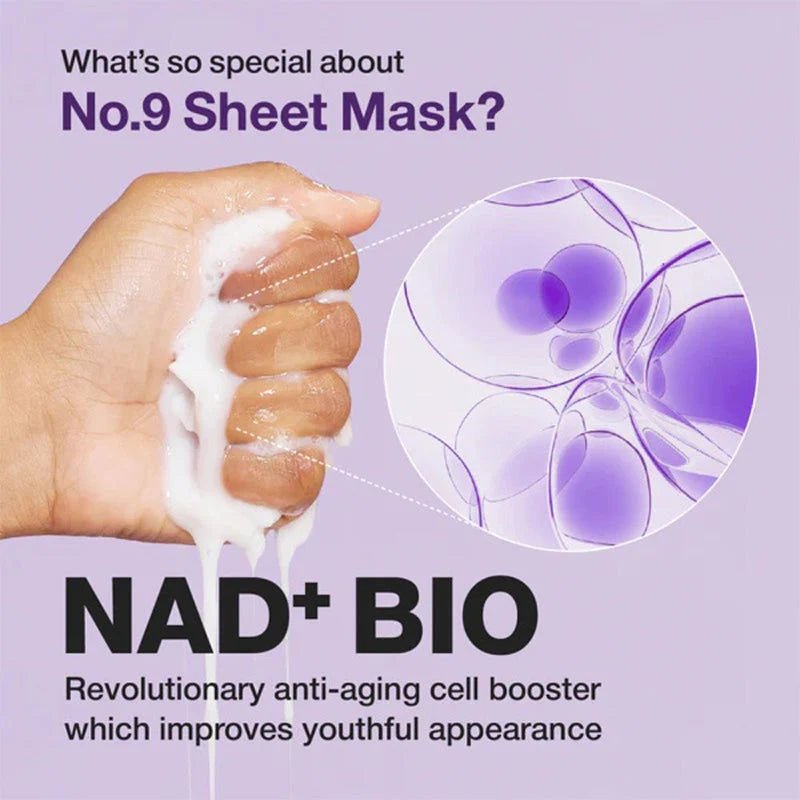 Numbuzin – No.9 NAD Bio Lifting-sil Full Face Mask - Mimi's Glow