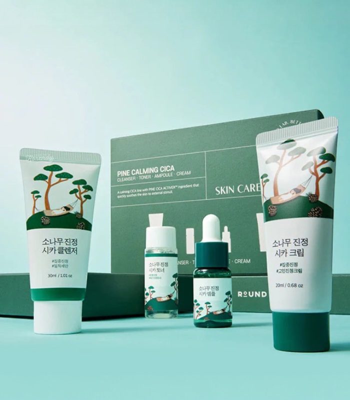 Pine Calming Cica Trial Kit - ROUND LAB - Mimi's Glow