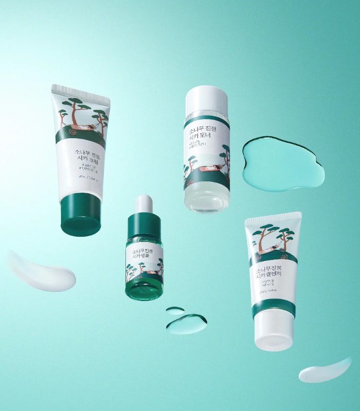 Pine Calming Cica Trial Kit - ROUND LAB - Mimi's Glow