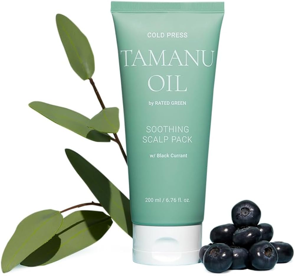 Rated Green – Cold Press Tamanu Oil Soothing Scalp Pack – 200 ml - Mimi's Glow