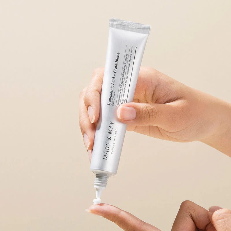 Tranexamic Acid + Glutathione Eye Cream - MARY & MAY - Mimi's Glow
